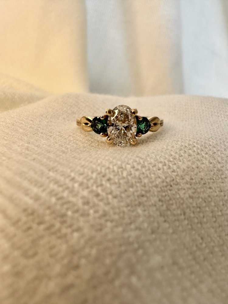 Custom ring by Gianna's Gems